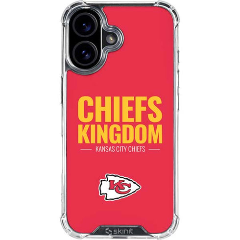 NFL Kansas City Chiefs Team Motto iPhone 16 Clear Case