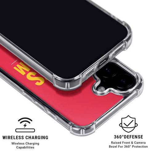 NFL Kansas City Chiefs Team Motto iPhone 16 Plus Clear Case