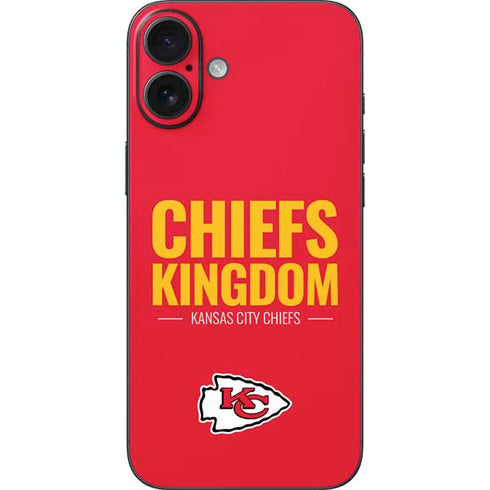 NFL Kansas City Chiefs Team Motto iPhone 16 Plus Skin