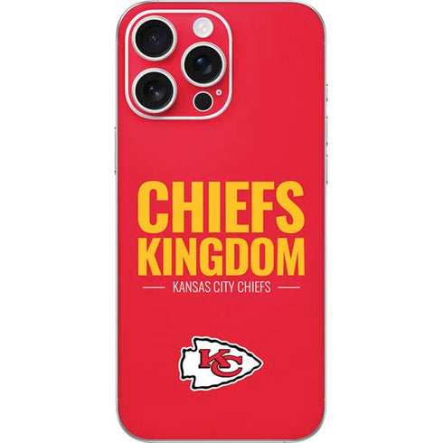 NFL Kansas City Chiefs Team Motto iPhone 16 Pro Max Skin