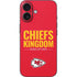 NFL Kansas City Chiefs Team Motto iPhone 16 Skin