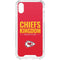 NFL Kansas City Chiefs Team Motto iPhone XS Clear Case