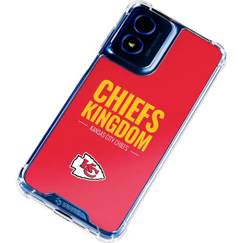 NFL Kansas City Chiefs Team Motto Moto G 5G (2024) Clear Case