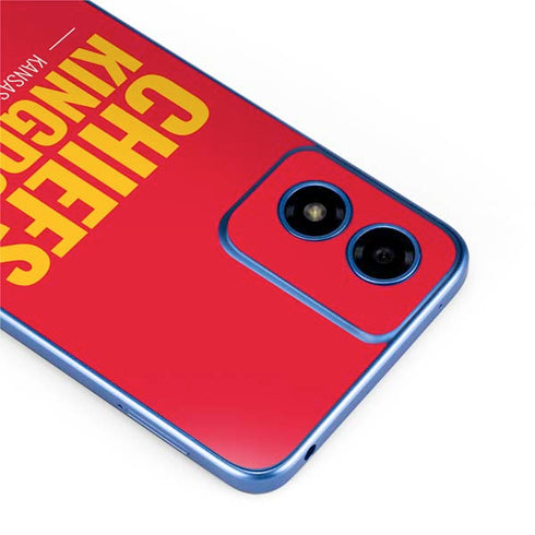 NFL Kansas City Chiefs Team Motto Moto G Play 4G (2024) Skin