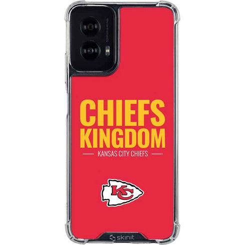 NFL Kansas City Chiefs Team Motto Moto G Power 5G (2024) Clear Case