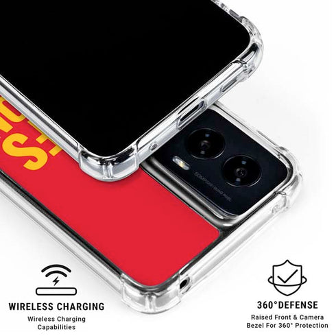 NFL Kansas City Chiefs Team Motto Moto G Power 5G (2024) Clear Case