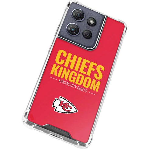 NFL Kansas City Chiefs Team Motto Moto G Power 5G (2025) Clear Case