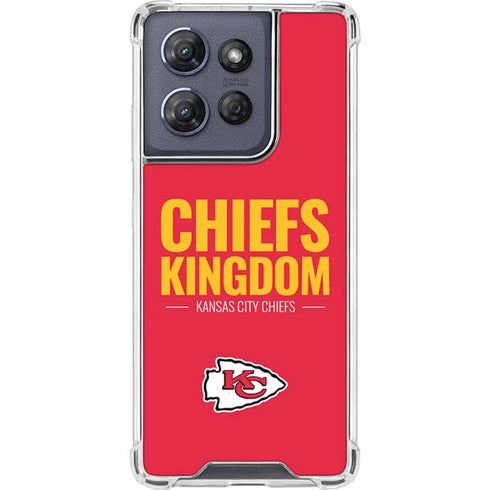NFL Kansas City Chiefs Team Motto Moto G Stylus 5G (2025) Clear Case