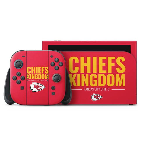 NFL Kansas City Chiefs Team Motto Nintendo Switch 2 (2025) with Joy-Con Skin