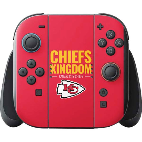 NFL Kansas City Chiefs Team Motto Nintendo Switch 2 (2025) with Joy-Con Skin