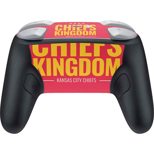 NFL Kansas City Chiefs Team Motto Nintendo Switch 2 (2025) Pro Controller Skin