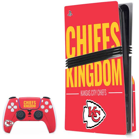 NFL Kansas City Chiefs Team Motto PS5 Pro Disk Bundle Skin