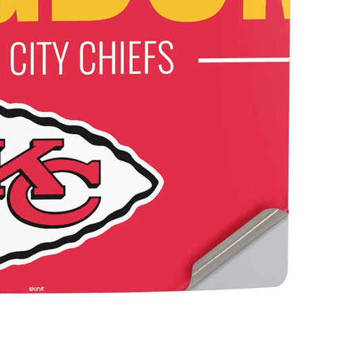 NFL Kansas City Chiefs Team Motto PS5 Pro Disk Console Skin