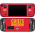 NFL Kansas City Chiefs Team Motto Steam Deck Handheld Gaming Computer OLED Skin