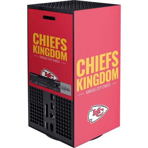 NFL Kansas City Chiefs Team Motto XBox Series X Digital Edition Console Skin