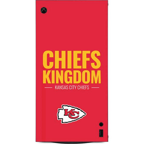 NFL Kansas City Chiefs Team Motto XBox Series X Digital Edition Console Skin
