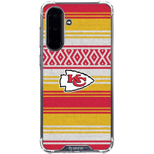 NFL Kansas City Chiefs Trailblazer Galaxy A36 5G Clear Case