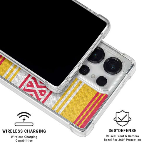 NFL Kansas City Chiefs Trailblazer Galaxy S25 Ultra Clear Case