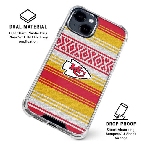 NFL Kansas City Chiefs Trailblazer iPhone 15 Clear Case