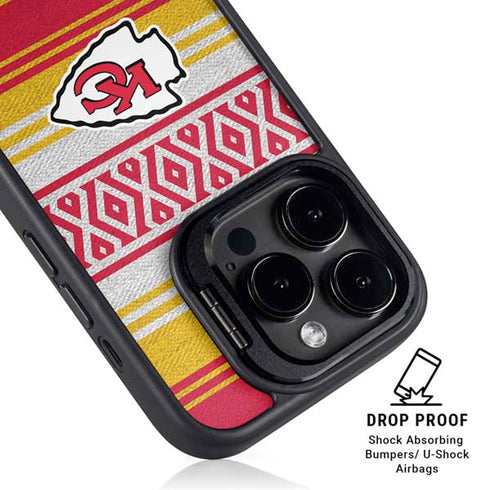 NFL Kansas City Chiefs Trailblazer iPhone 15 Pro Max Kickstand Case