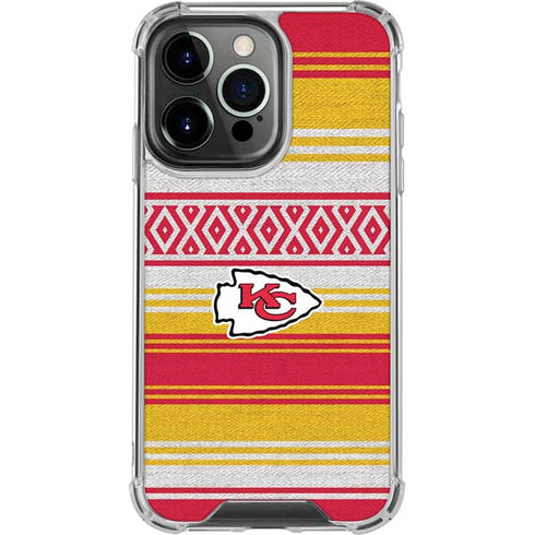 NFL Kansas City Chiefs Trailblazer iPhone 16 Pro Clear Case
