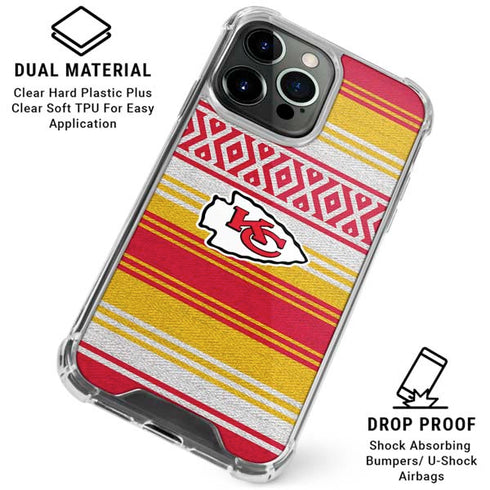NFL Kansas City Chiefs Trailblazer iPhone 16 Pro Max Clear Case