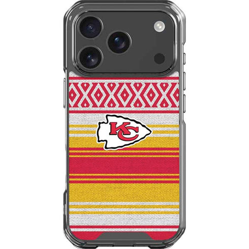 NFL Kansas City Chiefs Trailblazer iPhone 18 Pro Clear Case