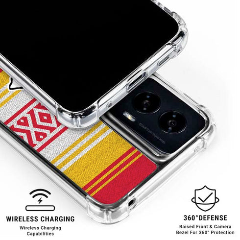 NFL Kansas City Chiefs Trailblazer Moto G Power 5G (2024) Clear Case