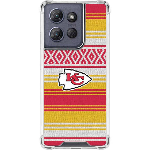 NFL Kansas City Chiefs Trailblazer Moto G Stylus 5G (2025) Clear Case
