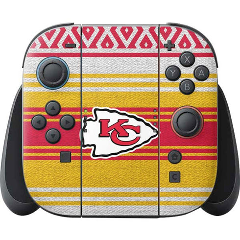 NFL Kansas City Chiefs Trailblazer Nintendo Switch 2 (2025) Joy-Con Controller Skin