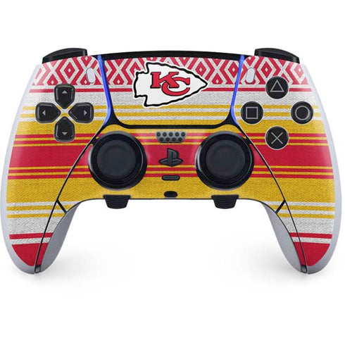 NFL Kansas City Chiefs Trailblazer PS5 DualSense Edge Pro Controller Skin