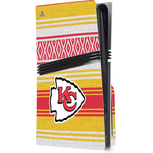 NFL Kansas City Chiefs Trailblazer PS5 Pro Disk Console Skin