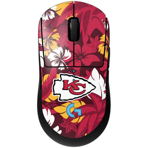 NFL Kansas City Chiefs Tropical Print G Pro Wireless Gaming Mouse Skin