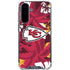 NFL Kansas City Chiefs Tropical Print Galaxy A36 5G Clear Case