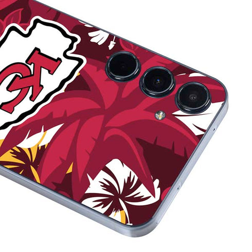 NFL Kansas City Chiefs Tropical Print Galaxy A36 5G Skin