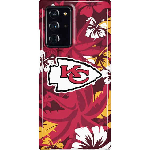 NFL Kansas City Chiefs Tropical Print Galaxy Cases