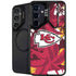 NFL Kansas City Chiefs Tropical Print Galaxy S24 FE Kickstand Case