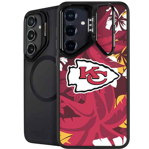 NFL Kansas City Chiefs Tropical Print Galaxy S24 Kickstand Case