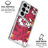 NFL Kansas City Chiefs Tropical Print Galaxy S25 Ultra Clear Case