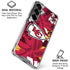 NFL Kansas City Chiefs Tropical Print Galaxy S26 Clear Case