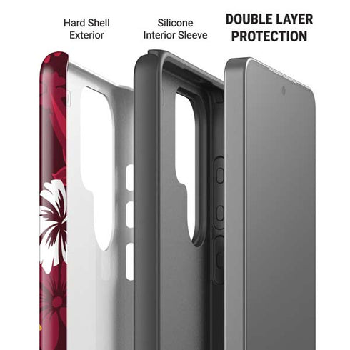 NFL Kansas City Chiefs Tropical Print Galaxy S26 Ultra Impact Case