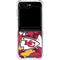 NFL Kansas City Chiefs Tropical Print Galaxy Z Flip6 Clear Case