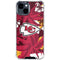 NFL Kansas City Chiefs Tropical Print iPhone 15 Clear Case