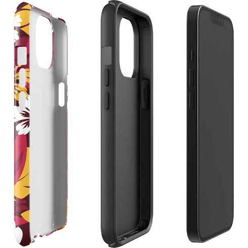 NFL Kansas City Chiefs Tropical Print iPhone 15 Impact Case