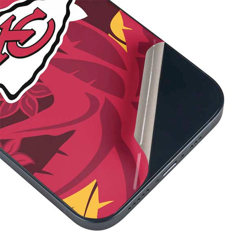 NFL Kansas City Chiefs Tropical Print iPhone 15 Skin