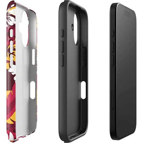 NFL Kansas City Chiefs Tropical Print iPhone 16 Impact Case