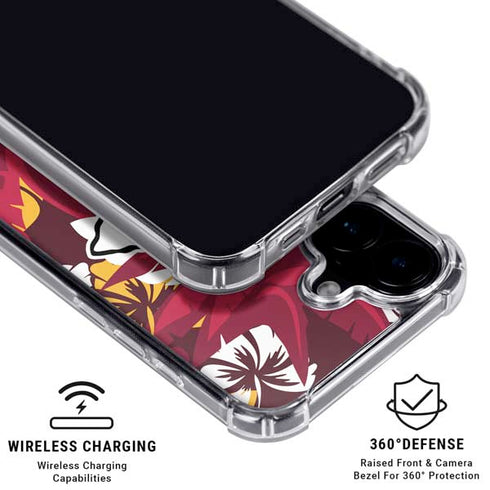 NFL Kansas City Chiefs Tropical Print iPhone 16 MagSafe Case