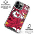 NFL Kansas City Chiefs Tropical Print iPhone 16 Pro Max Clear Case