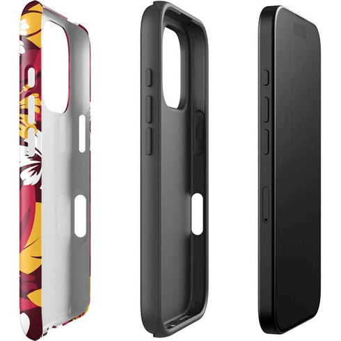 NFL Kansas City Chiefs Tropical Print iPhone 16 Pro Max Impact Case