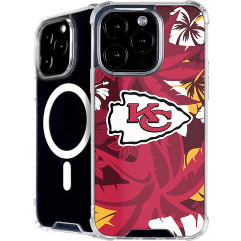 NFL Kansas City Chiefs Tropical Print iPhone 16 Pro Max MagSafe Case